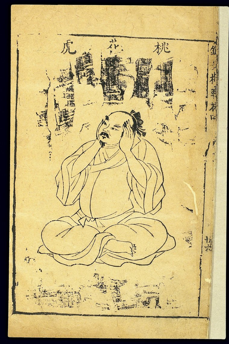 Ming daoyin woodcut